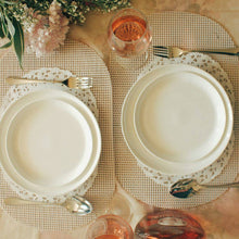 Load image into Gallery viewer, Wilmax Porcelain Set Of 6 Professional Rolled Rim White Dinner Plate 10&quot; inch | 25.5 Cm
