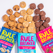 Load image into Gallery viewer, Rule Breakers Bites Variety Pack - 6 Packs x 4 oz
