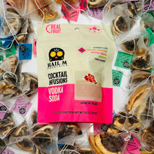 Load image into Gallery viewer, Vodka Soda Infusion Kit – Sugar Free Travel Cocktail Tea Bags
