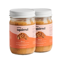 Load image into Gallery viewer, French Squirrel Beurre: Crunchy Date Peanut Butter (2-pack bundle) case
