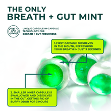 Load image into Gallery viewer, Breath + Gut Mints - Ice Shot (Peppermint Flavor) by NUDE MINTS
