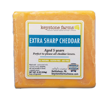 Load image into Gallery viewer, Keystone Cheese 5 Year Aged Yellow Cheddar
