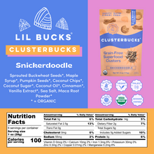 Load image into Gallery viewer, Snickerdoodle Clusterbucks by Lil Bucks
