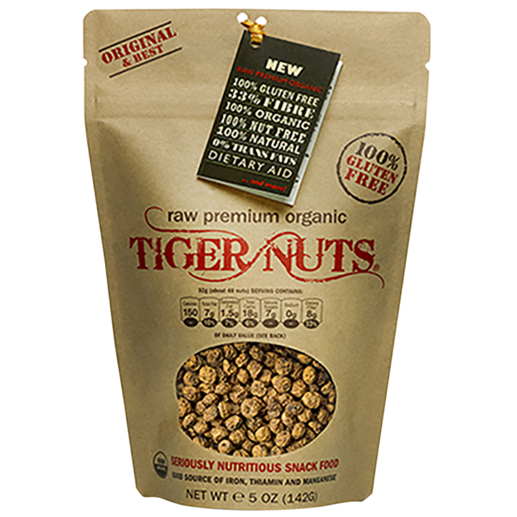 Tiger Nuts Raw Premium Organic Tiger Nuts in 5 oz bags - 24 bags
