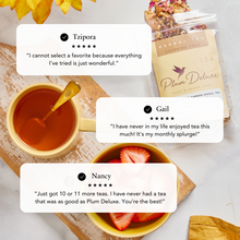Load image into Gallery viewer, Plum Deluxe Tea Mango Almond Oolong Tea
