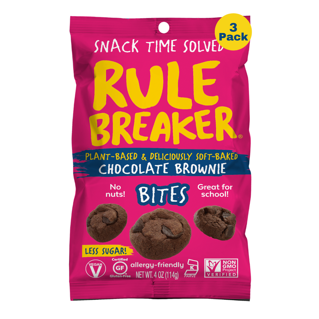 Rule Breakers Chocolate Brownie Bites - 3 Packs