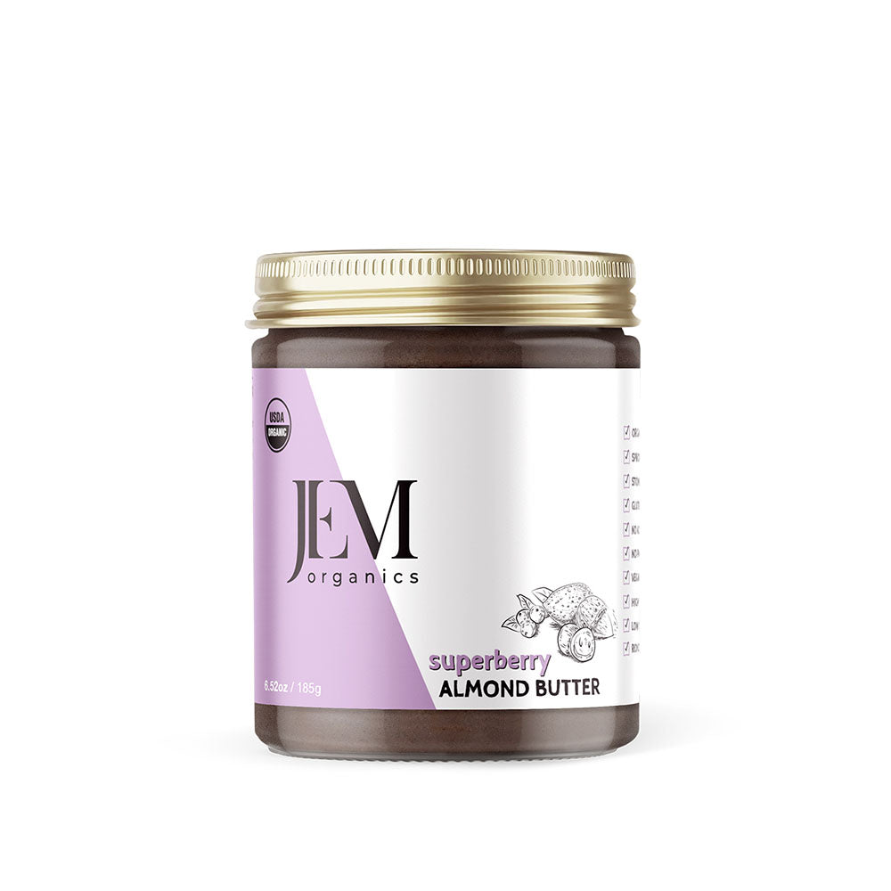 JEM Organics Superberry Almond Butter - Small 6 pack