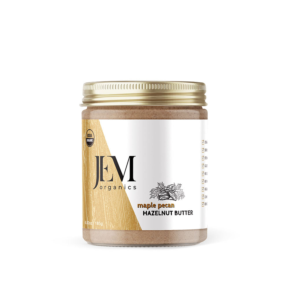 JEM Organics Maple Pecan Hazelnut Butter - Small 6 pack