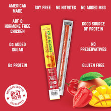 Load image into Gallery viewer, Field Trip Mango Habanero Chicken Sticks box - 10 sticks x 1oz
