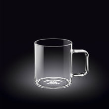 Load image into Gallery viewer, Wilmax Porcelain Set Of 6 Thermo Glass Mug 11 Oz | High temperature and shock resistant
