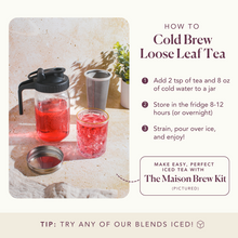 Load image into Gallery viewer, Plum Deluxe Tea Comfort Blend Decaf Black Tea (Orange - Cinnamon)
