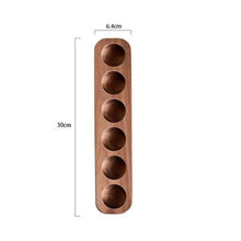 Load image into Gallery viewer, Blak Hom Japanese style Wooden Double Row Egg Storage
