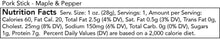 Load image into Gallery viewer, Craft Pork Snack Stick Sample (3 sticks total)
