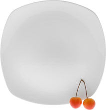 Load image into Gallery viewer, Wilmax Porcelain Set Of 6 White Dinner Plate 9.75&quot; inch X 9.75 | 24.5 X 24.5 Cм
