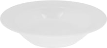 Load image into Gallery viewer, Wilmax Porcelain Set Of 6 White Soup Plate 9&quot; inch | 23 Cm 20 Oz | 585 Ml
