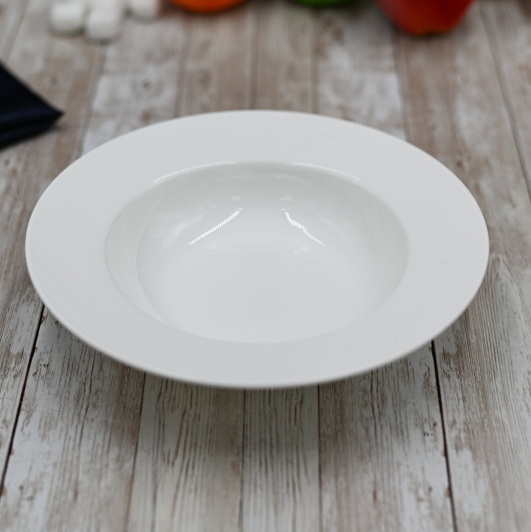Wilmax Porcelain Set Of 6 White Deep Plate 8