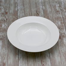 Load image into Gallery viewer, Wilmax Porcelain Set Of 3 Professional Rolled Rim White Deep Plate 11&quot; inch | 25 Oz

