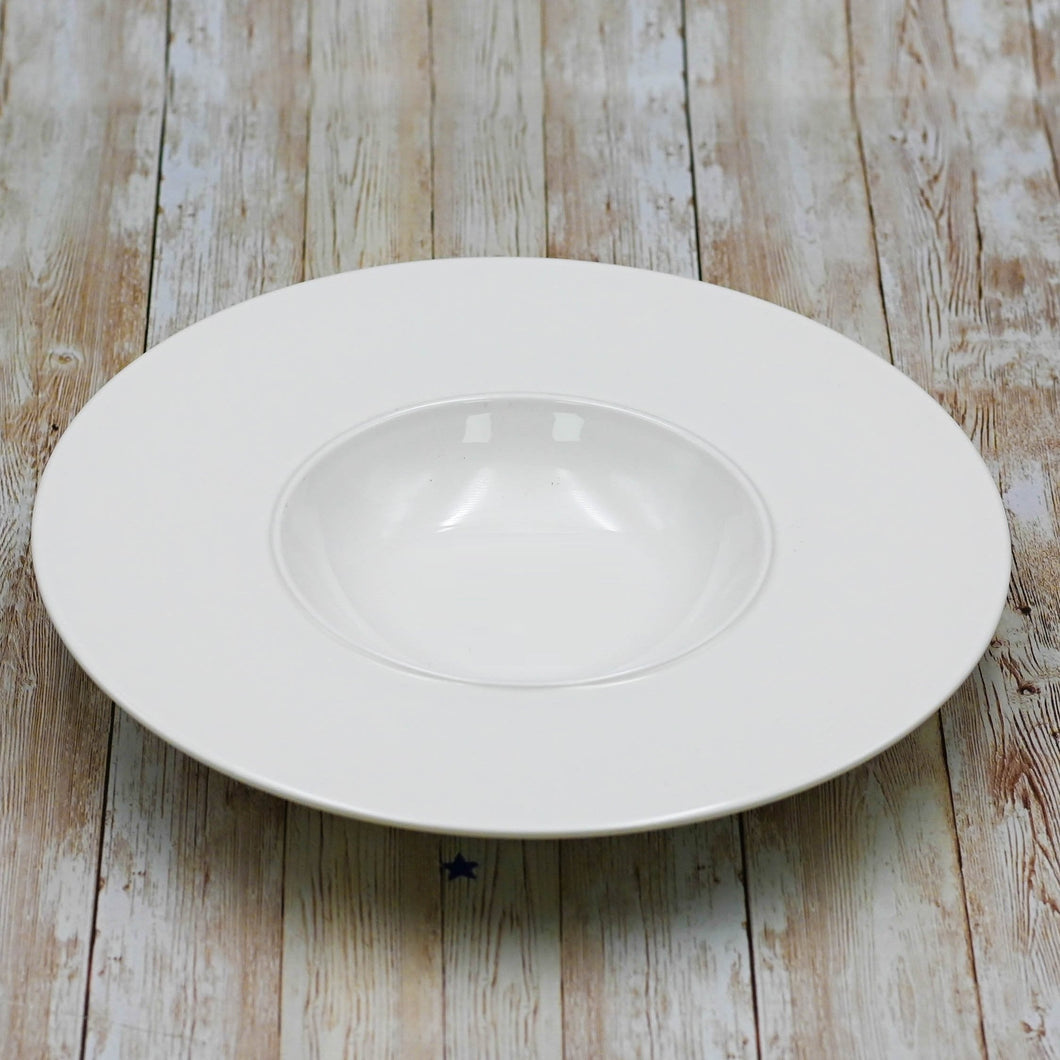 Wilmax Porcelain Set Of 3 White Deep Plate 11