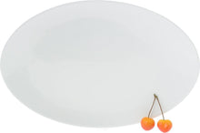 Load image into Gallery viewer, Wilmax Porcelain Set Of 3 White Oval Plate / Platter 14&quot; inch | 36 Cm
