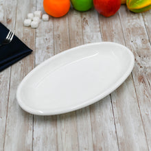 Load image into Gallery viewer, Wilmax Porcelain Set Of 3 White Oval Plate / Platter 12&quot; inch | 30.5 Cm
