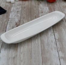 Load image into Gallery viewer, Wilmax Porcelain Set Of 6 White Celery Tray / Dish 13&quot; inch | 33 Cm
