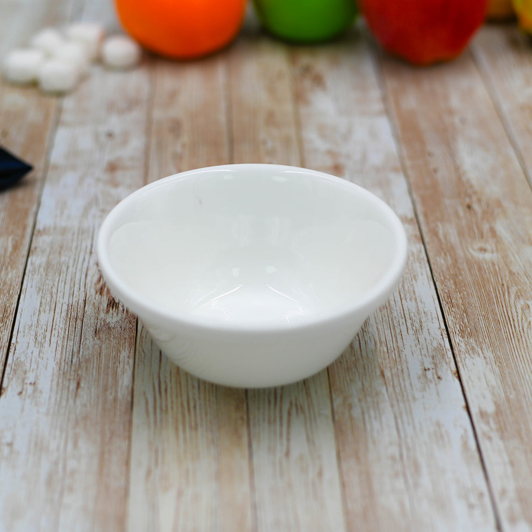 Wilmax Porcelain Set Of 6 White Bowl 4.5