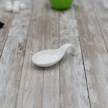Load image into Gallery viewer, Wilmax Porcelain Set Of 12 White Snack / Ooyster Dish 4&quot; inch X 2&quot; inch | 10.5 X 5 Cm
