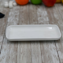 Load image into Gallery viewer, Wilmax Porcelain Set Of 6 White Rectangle Dish 7.5&quot; inch X 3.75&quot; inch | 19 X 9.5 Cm
