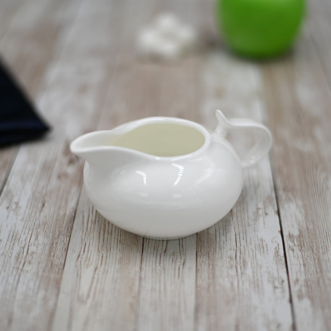 Wilmax Porcelain Set Of 6 White Creamer 8 Oz | 250 Ml