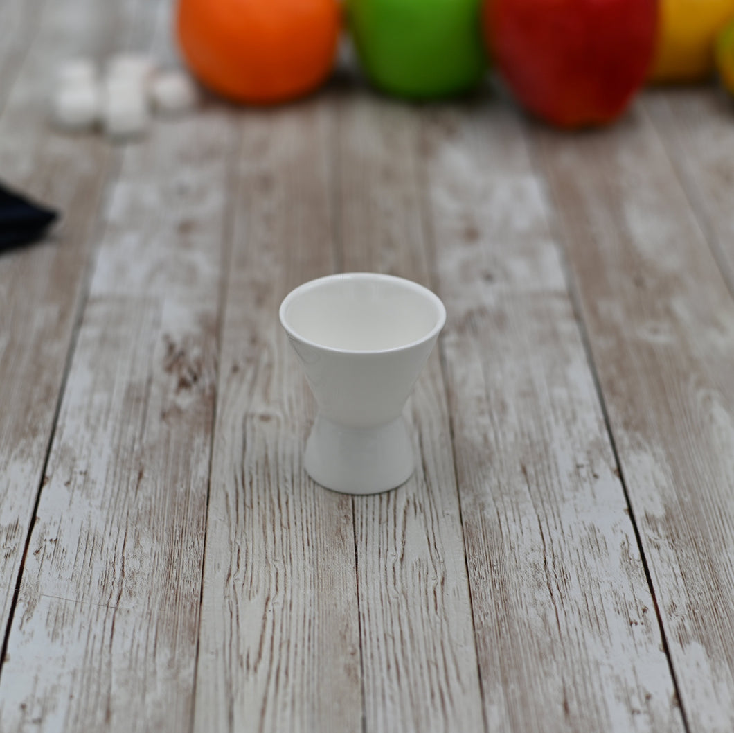 Wilmax Porcelain Set Of 12 White Egg Cup 1.75