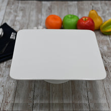 Load image into Gallery viewer, Wilmax Porcelain Square White Cake Stand 12&quot; inch X 12&quot; inch X 3.5&quot; inch | In Colour Box
