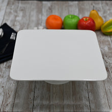 Load image into Gallery viewer, Wilmax Porcelain Square White Cake Stand 12&quot; inch X 12&quot; inch X 3.5&quot; inch |
