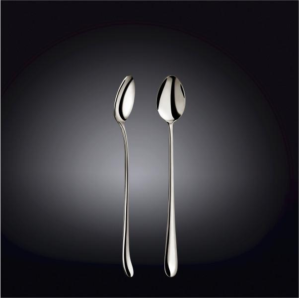 Wilmax Porcelain Set Of 12 Long Drink Spoon 7.75