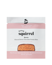 Load image into Gallery viewer, French Squirrel Berets: Almond Butter Chocolate Protein Bites Pack - 12 Packs x 1 Piece case
