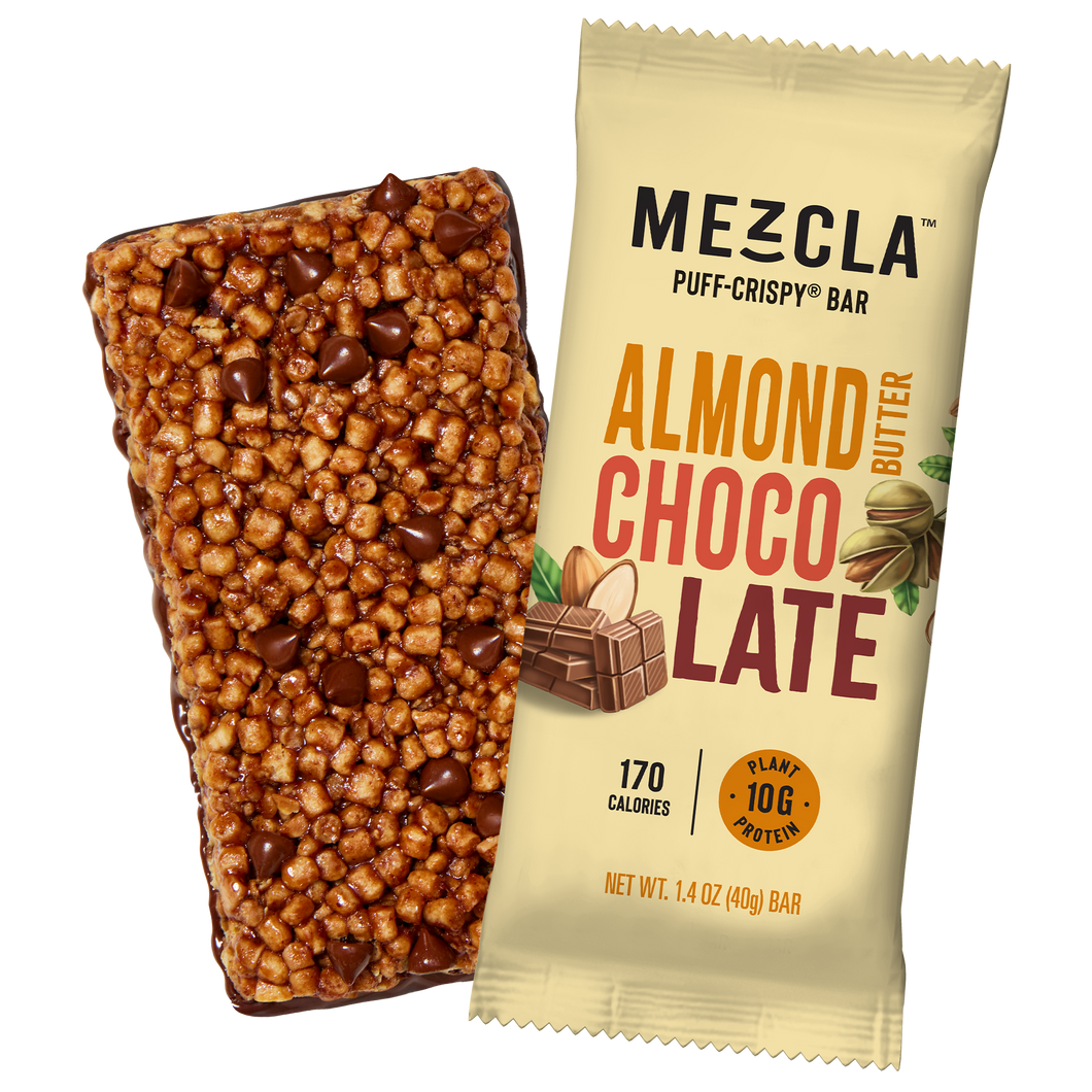 Mezcla Almond Butter Chocolate Bars - 12 bars x 1.4 oz case