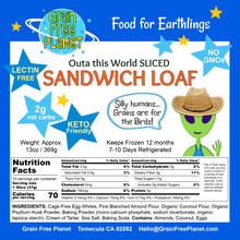 Load image into Gallery viewer, Grain Free Planet Keto Sliced Sandwich Loaf Case
