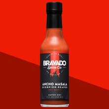 Load image into Gallery viewer, ANCHO MASALA SCORPION-REAPER HOT SAUCE
