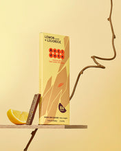 Load image into Gallery viewer, Antidote Chocolate LOLA: LEMON + LICORICE 84% - 12 Bars
