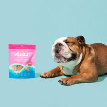 Load image into Gallery viewer, Ava&#39;s Pet Palace Crunchy Jerky Dog Treats Bag - Snappin&#39; Salmon
