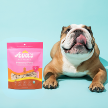 Load image into Gallery viewer, Ava&#39;s Pet Palace Organic Baked Dog Treats Bag - Peanutty Paws

