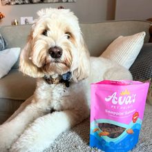 Load image into Gallery viewer, Ava&#39;s Pet Palace Crunchy Jerky Dog Treats Bag - Snappin&#39; Salmon
