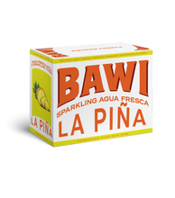 Load image into Gallery viewer, Bawi Agua Fresca LA PIÑA (Pineapple) Can - 12 Cans x 12 oz (355 mL) case
