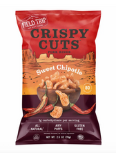 Load image into Gallery viewer, Field Trip Crispy Cuts, Sweet Chipotle Pork Rind 2.5oz bag - 10 bags x 2.5oz case
