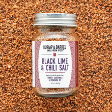 Load image into Gallery viewer, Black Lime &amp; Chili Salt - Burlap &amp; Barrel
