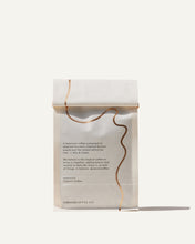 Load image into Gallery viewer, the back of a white bag of Beachwood USDA organic coffee by Canyon Coffee 
