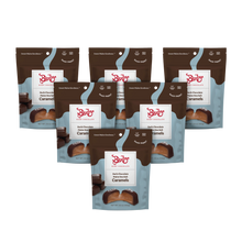 Load image into Gallery viewer, Dark Chocolate Sea Salted Caramels--6 Pouches
