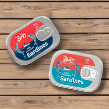 Load image into Gallery viewer, Chocolate Sardines, Tinned
