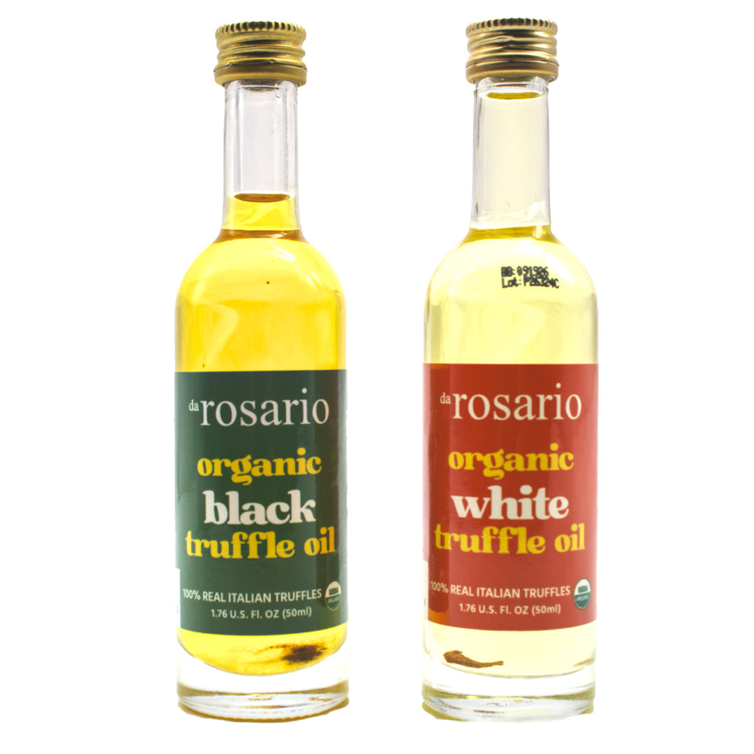 daRosario™ USDA Organic White Truffle and Black Truffle oil set – 1.76oz