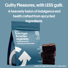 Load image into Gallery viewer, Our Born Again Protein Brownie Mix uses both our super flours for a chocolaty, nutty brownie that’s moist, delicious and nutritious
