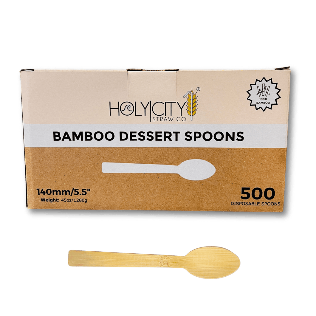 Bamboo Dessert Spoons | 5.5